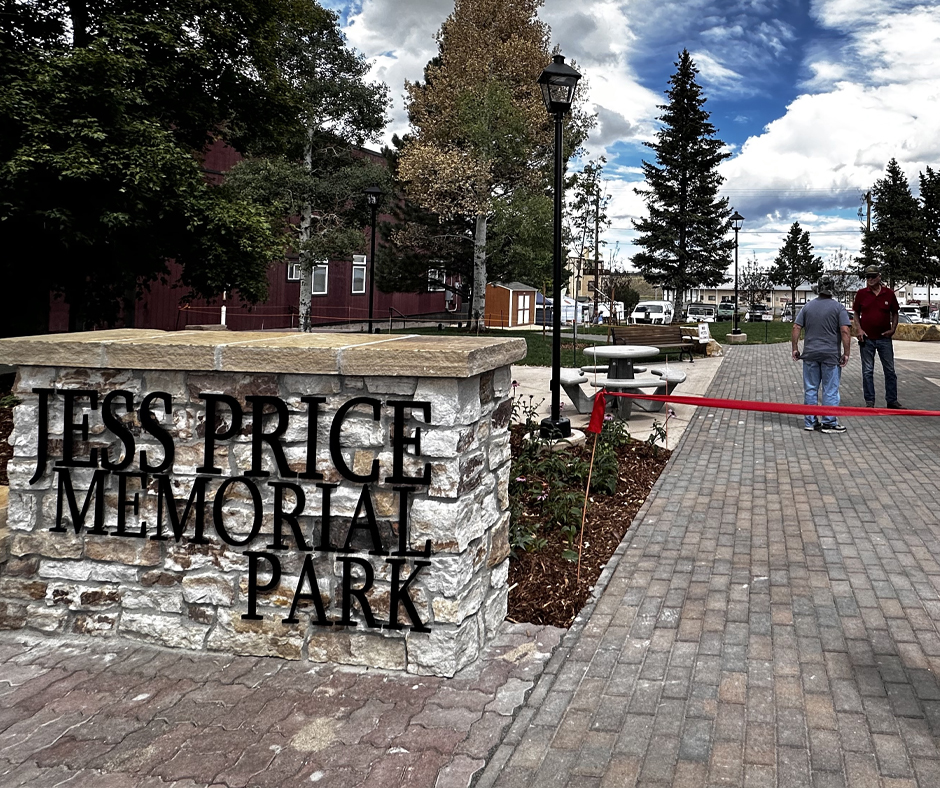 Jess Price Memorial Park Entryway