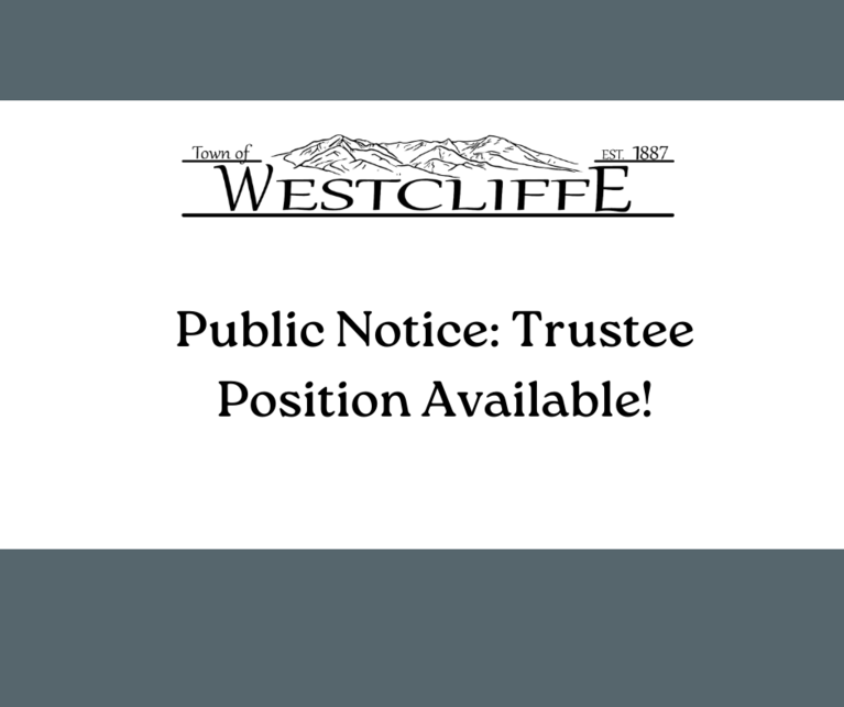 Trustee Position Available 